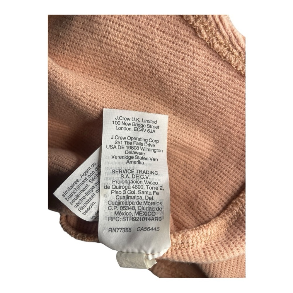 Madewell Blush Pink Button Front Tie Tank Top XS Minimalist Summer - Picture 6 of 9